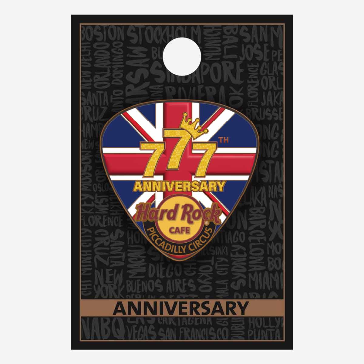 Collectible Piccadilly Circus 2026 7th Anniversary Pin image number 2
