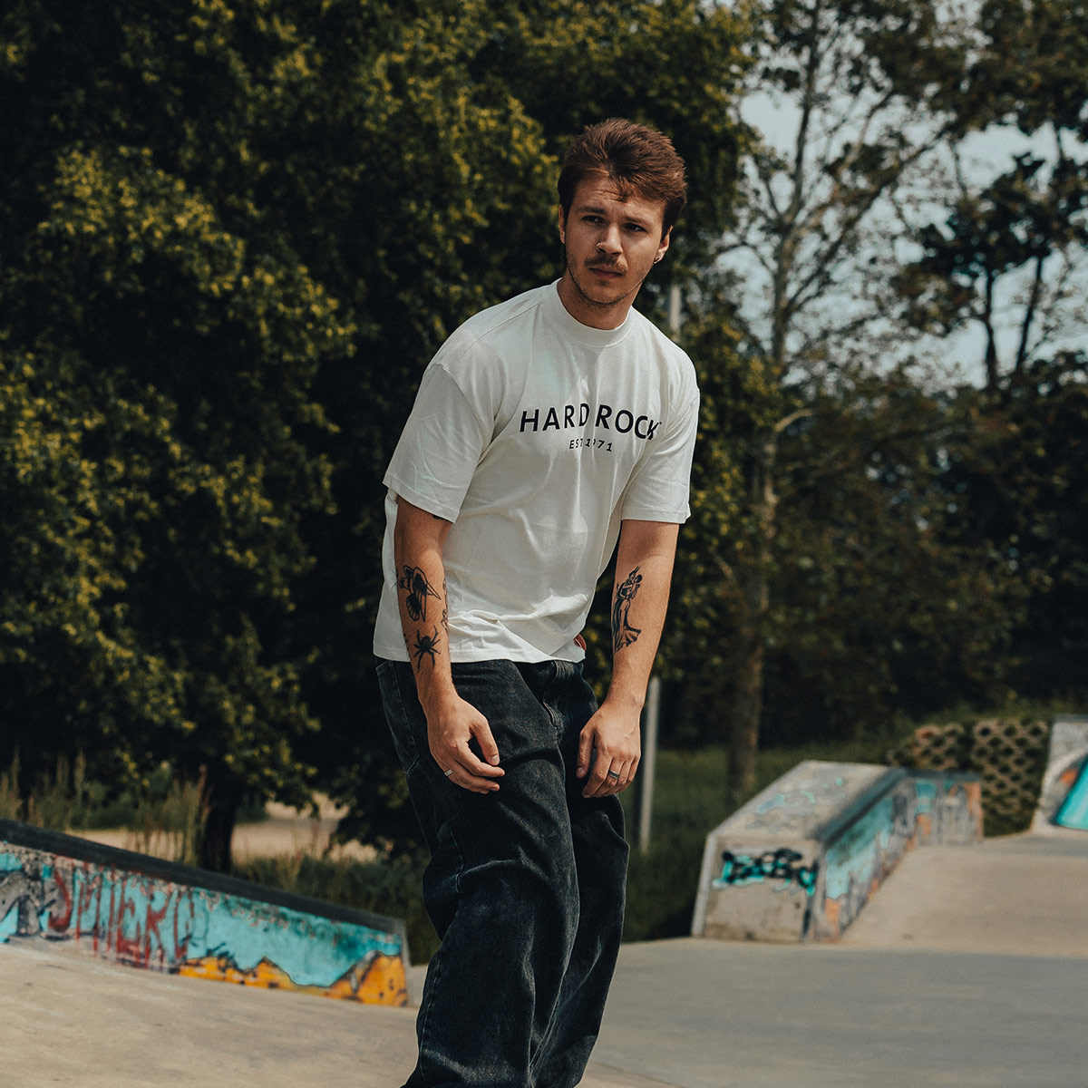 Play Louder Tee in Off White image number 6