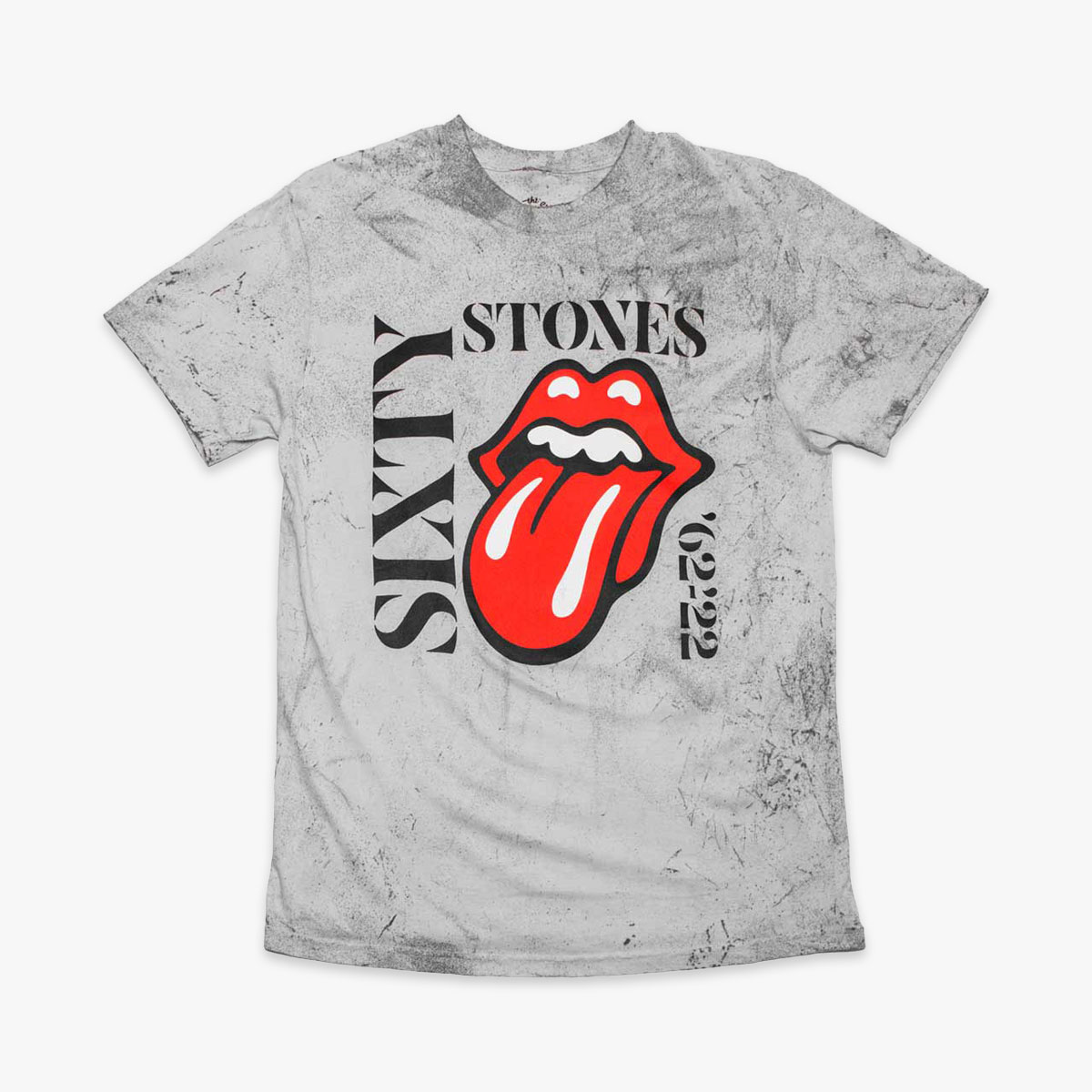 Rolling Stones Shortsleeve T-Shirt in Washed Smoke Grey image number 1