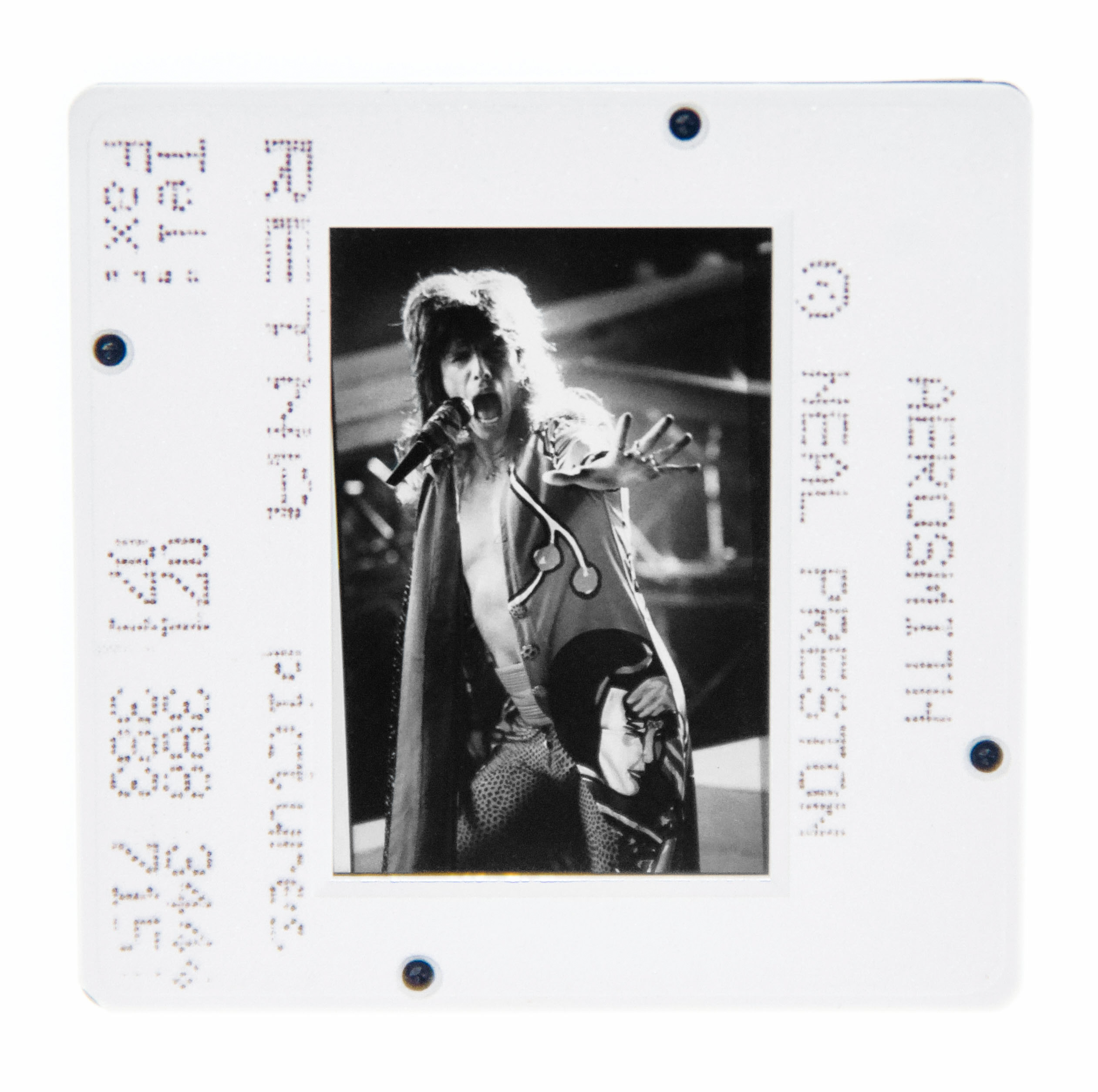 Aerosmith Original 35MM Photograph in Boxed Acrylic Case image number 1