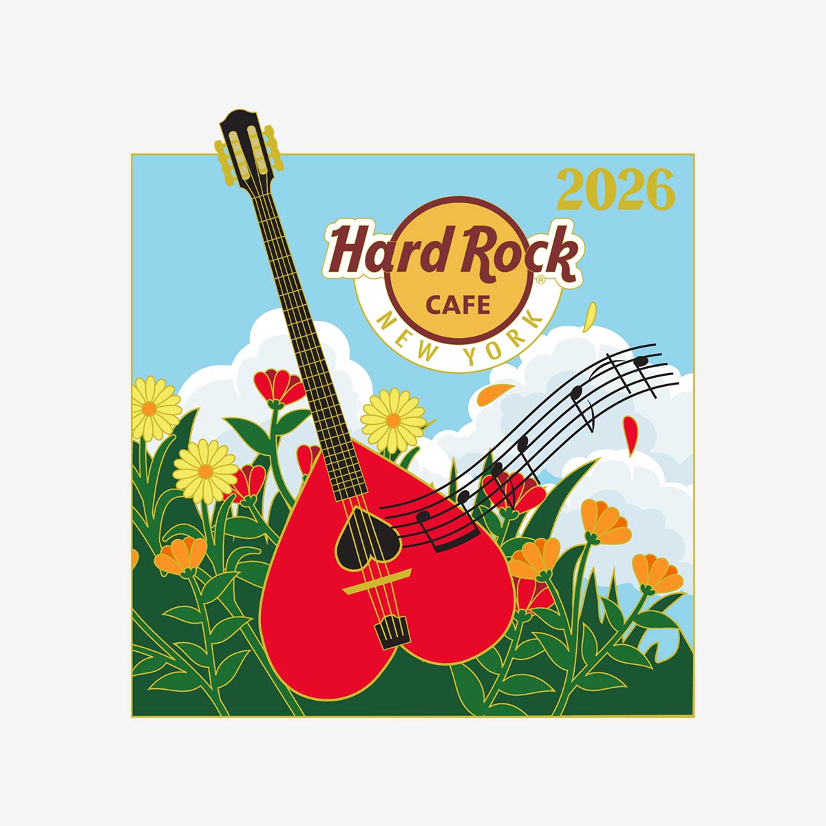 Limited Edition New York City 2026 Springs Sonnet Pin image number 1