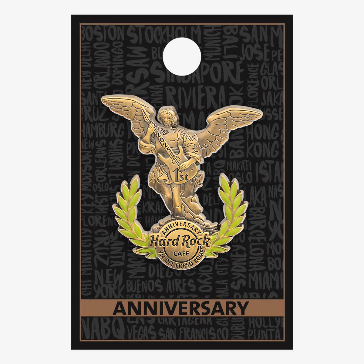 Limited Edition Via Del Corso Rome 1st Anniversary Pin image number 2