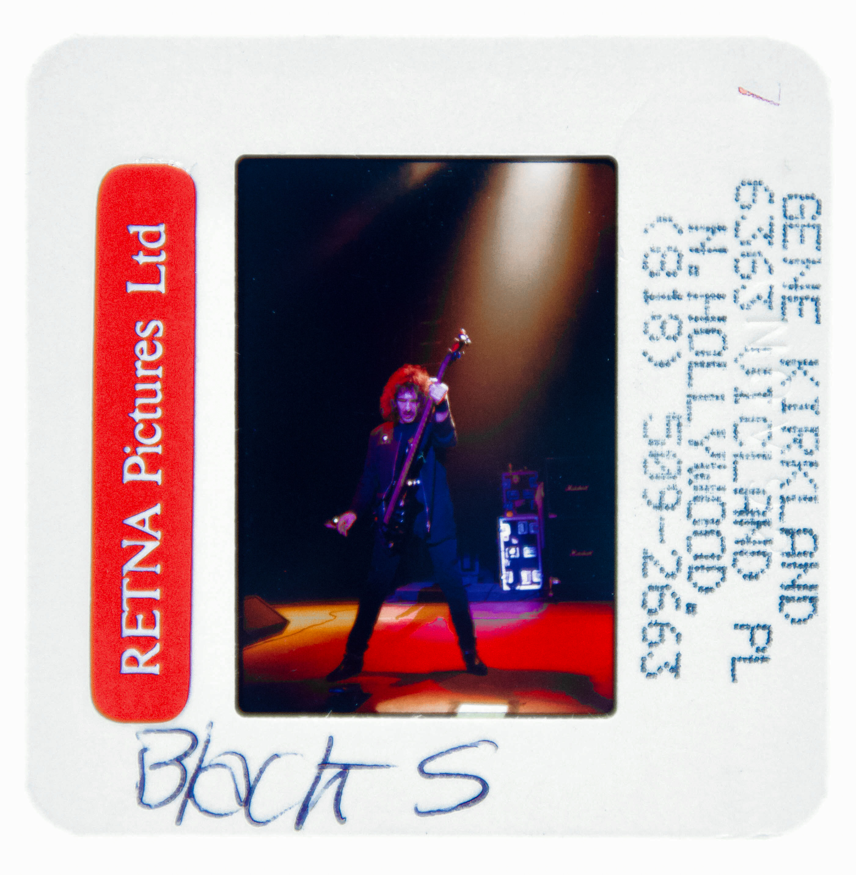 Black Sabbath Original 35MM Photograph in Boxed Acrylic Case image number 1