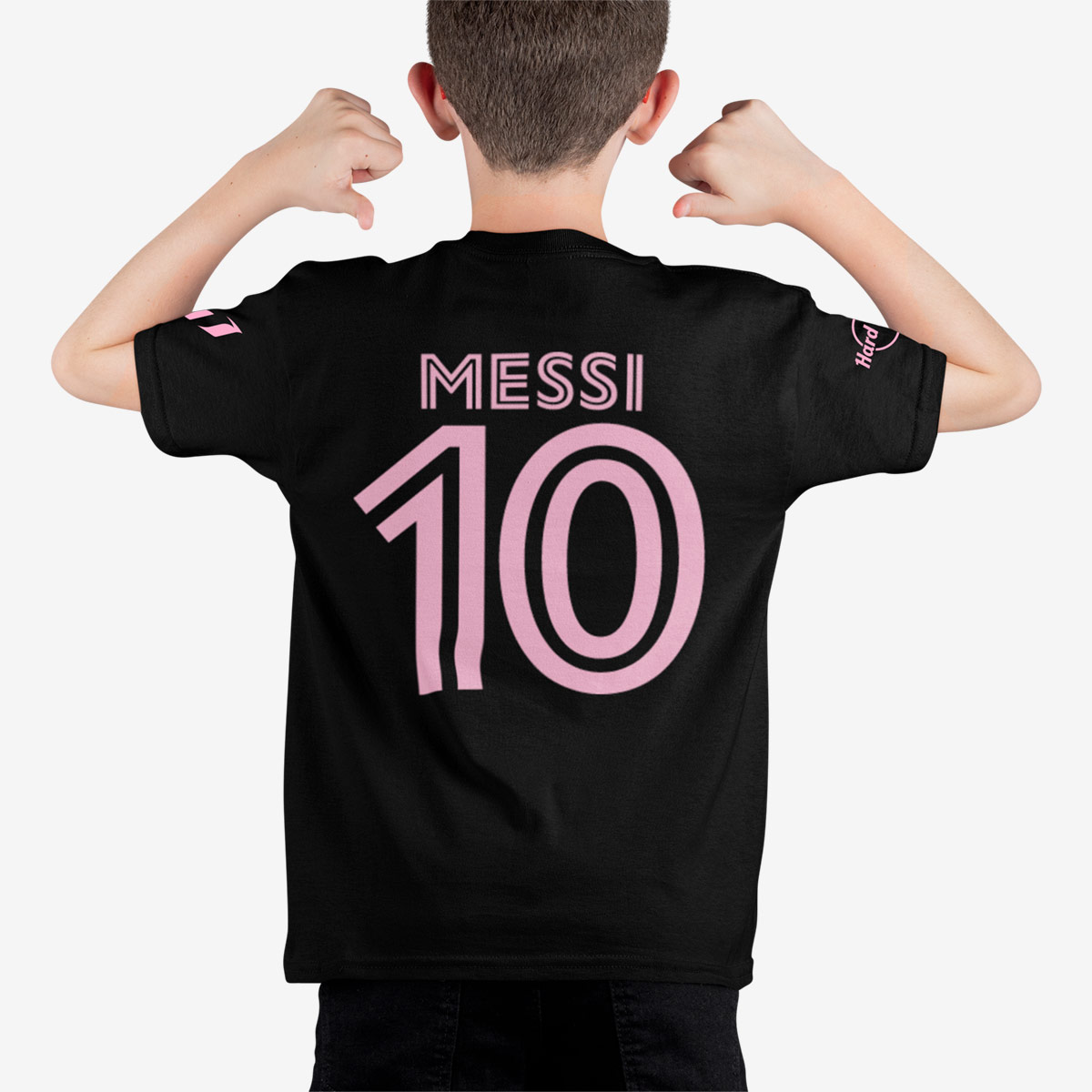 Messi x Hard Rock Kids Tee in Black image number 2