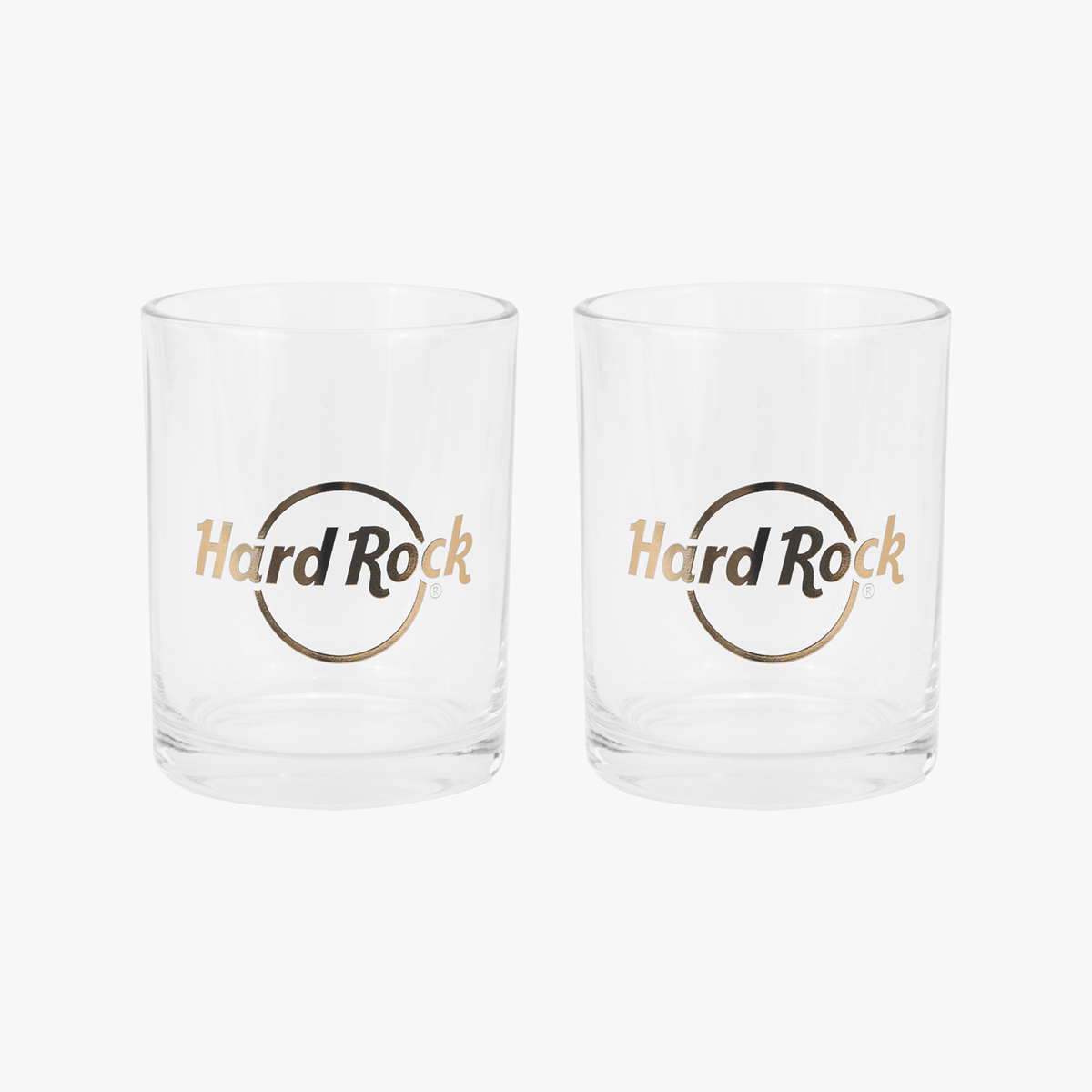 Whiskey Glass Set with Metallic Gold Logo image number 1