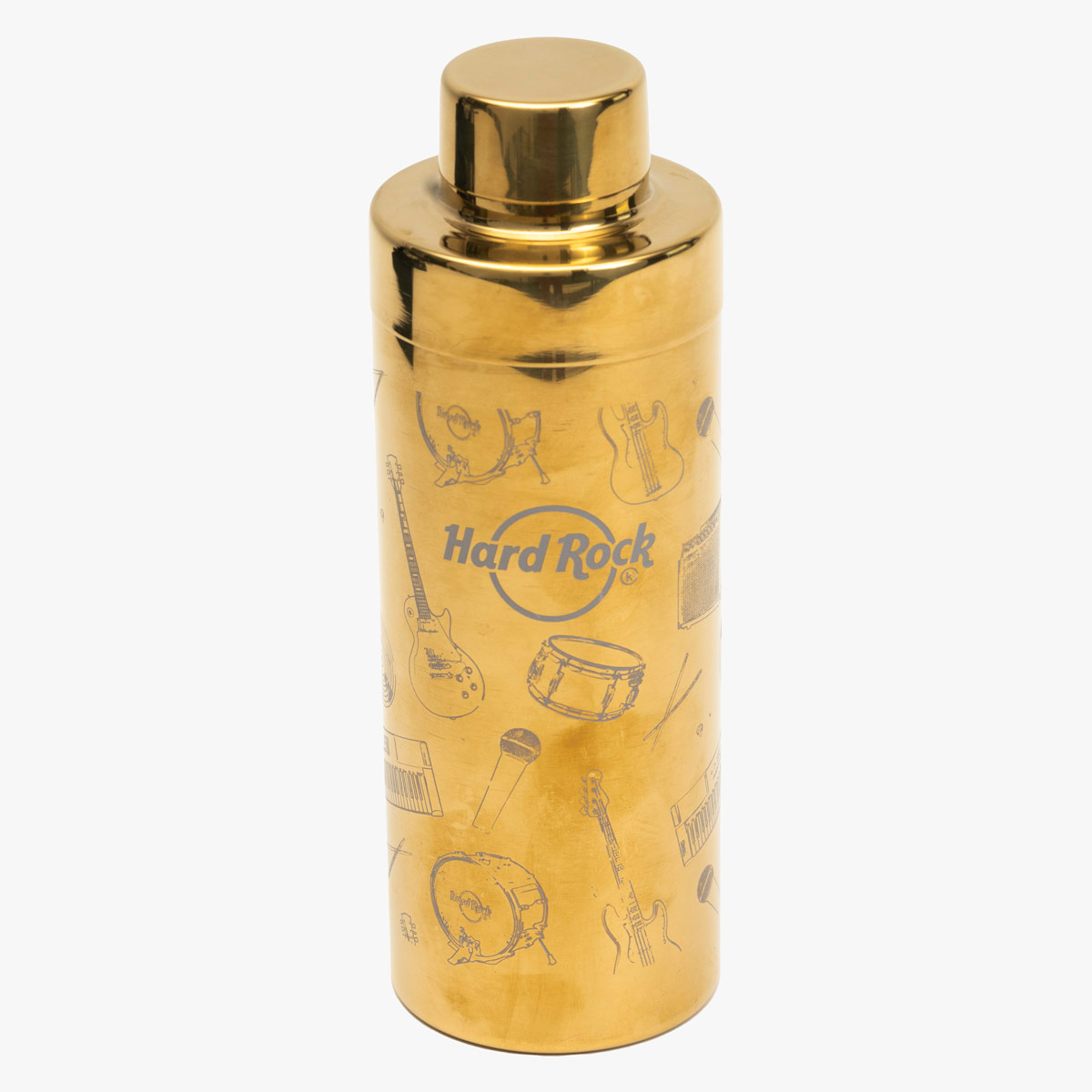 Hard Rock Metallic Cocktail Shaker set in Gold Stainless Steel image number 2