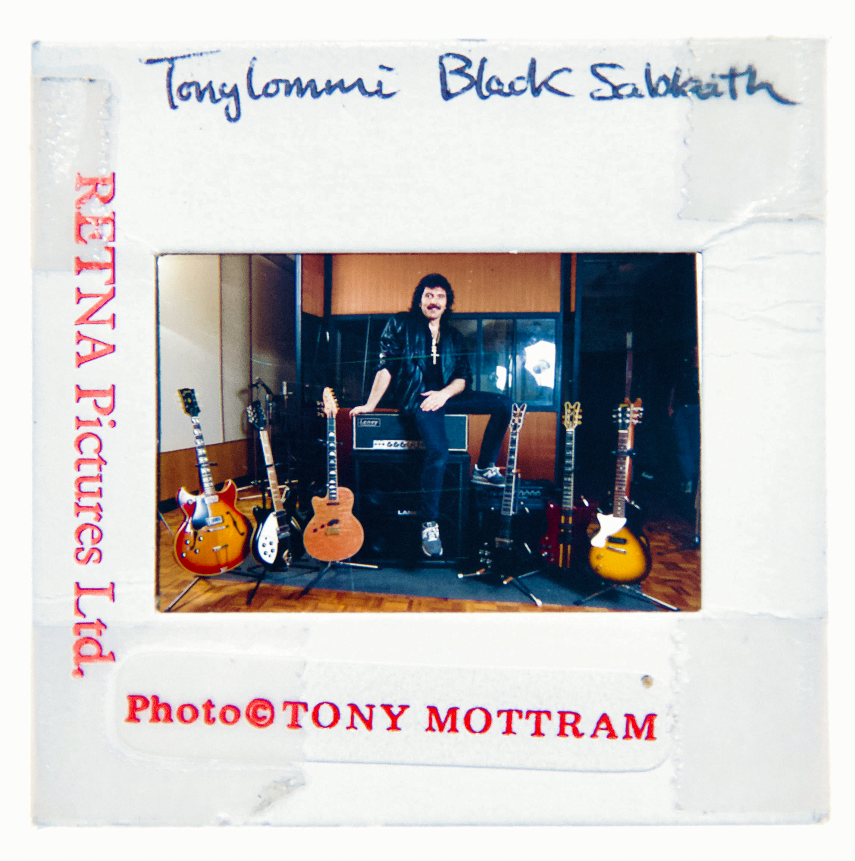 Black Sabbath Original 35MM Photograph in Boxed Acrylic Case image number 1