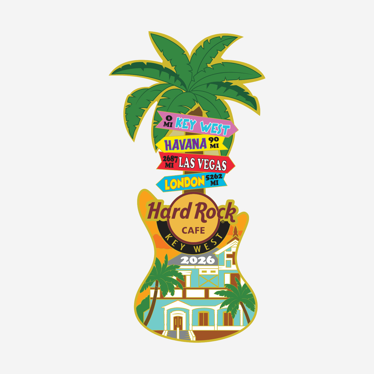 Limited Edition Key West Destination 2026 Pin image number 1