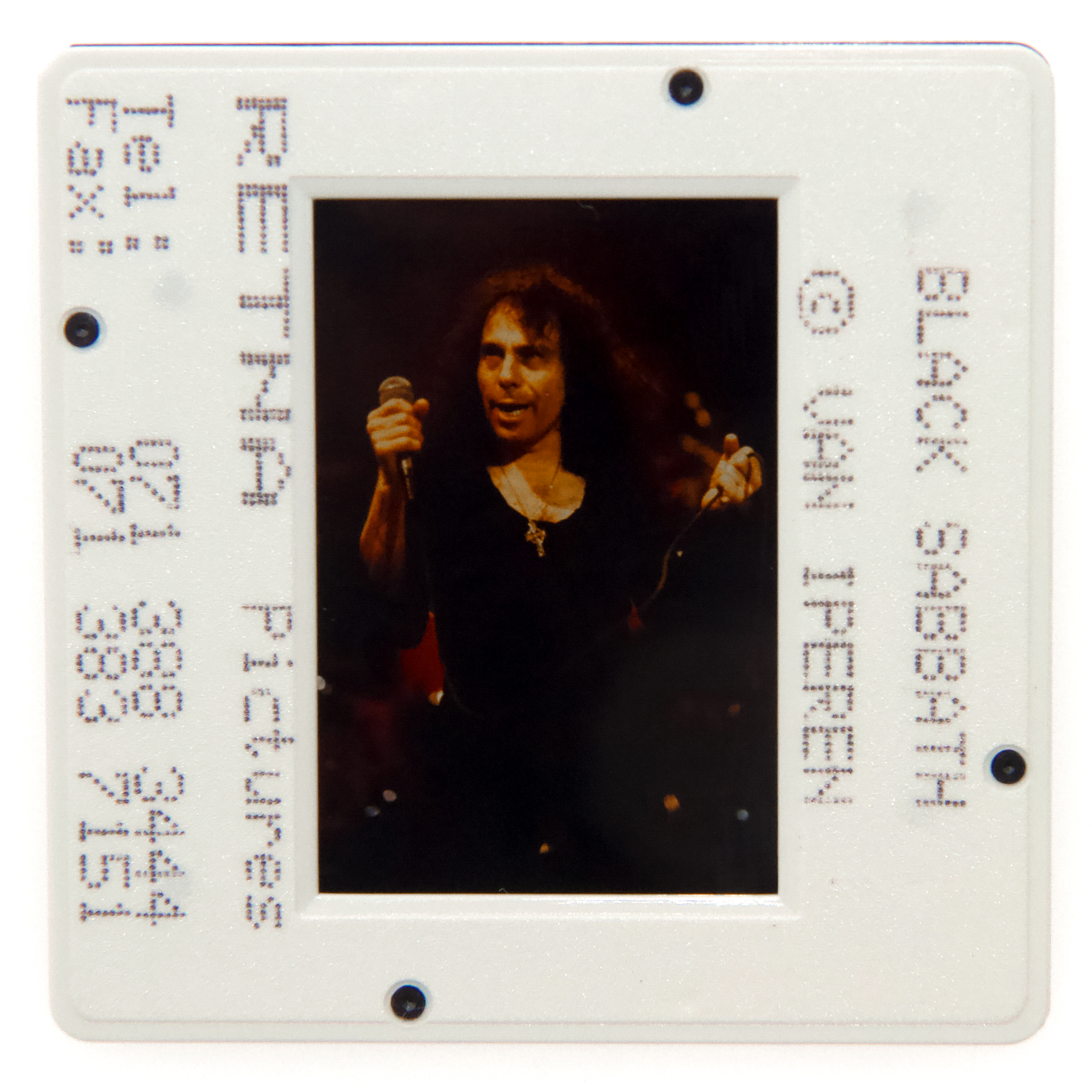 Black Sabbath Original 35MM Photograph in Boxed Acrylic Case image number 1