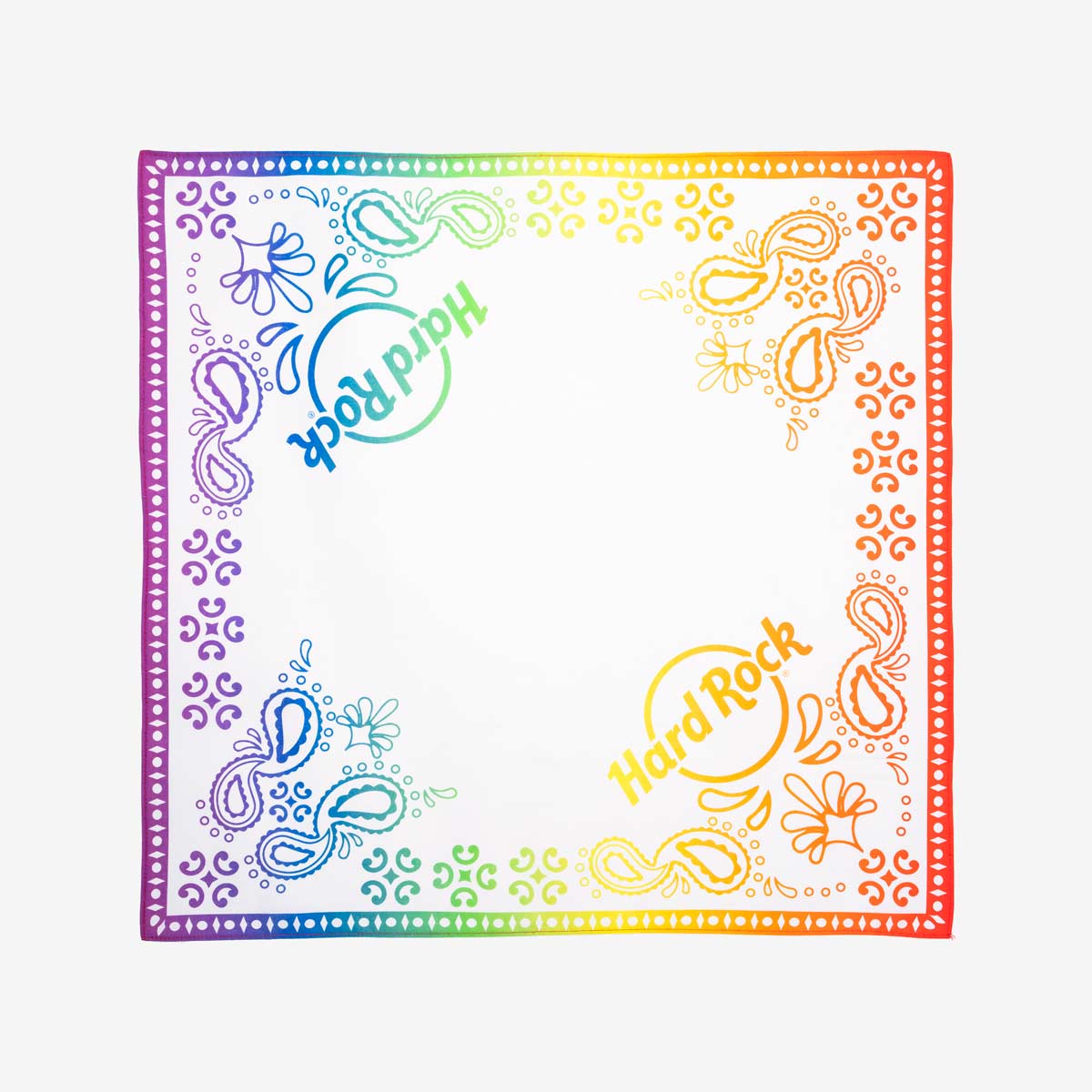 Pride Rainbow Bandana with Logo image number 3