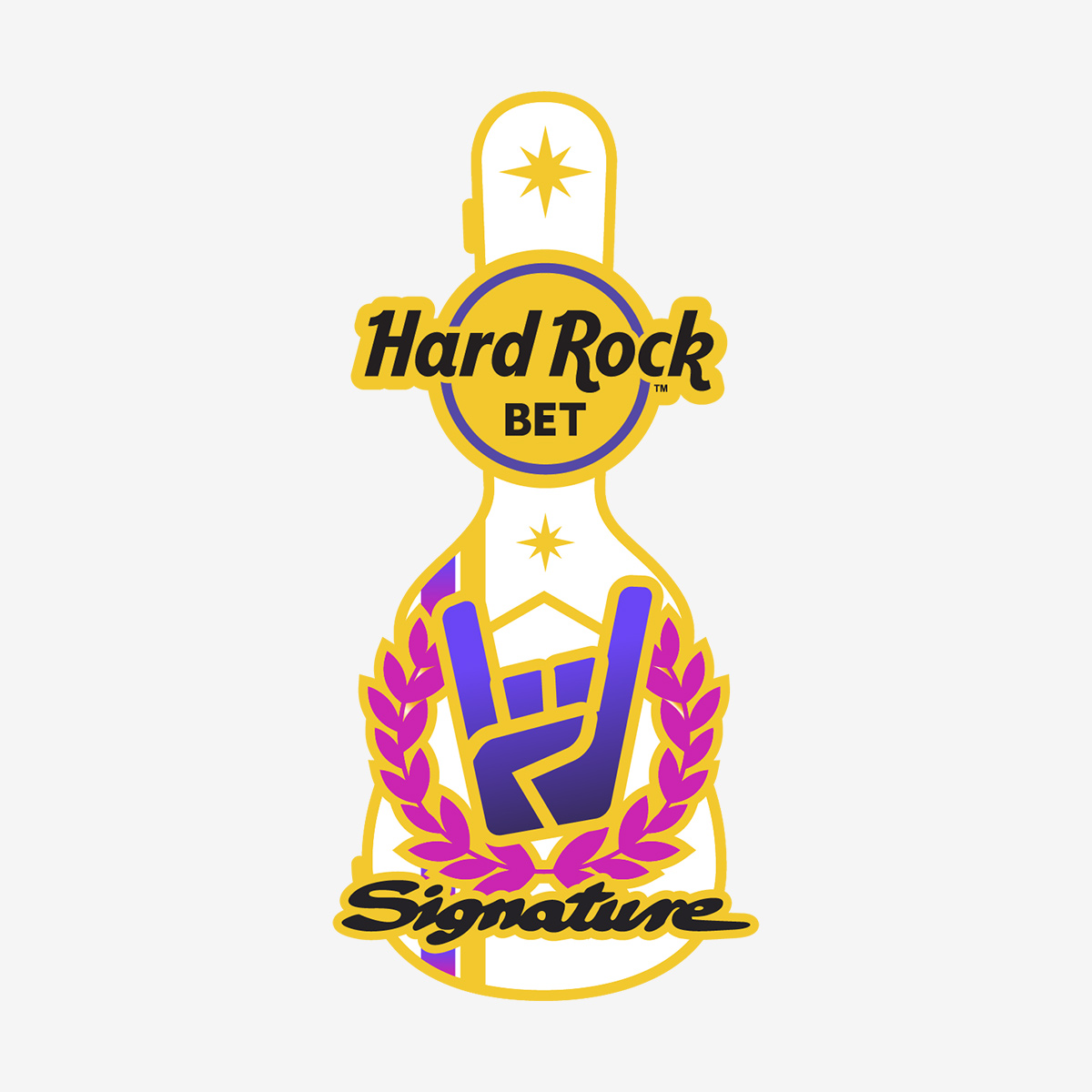 Hard Rock Bet Signature Guitar Pin image number 1