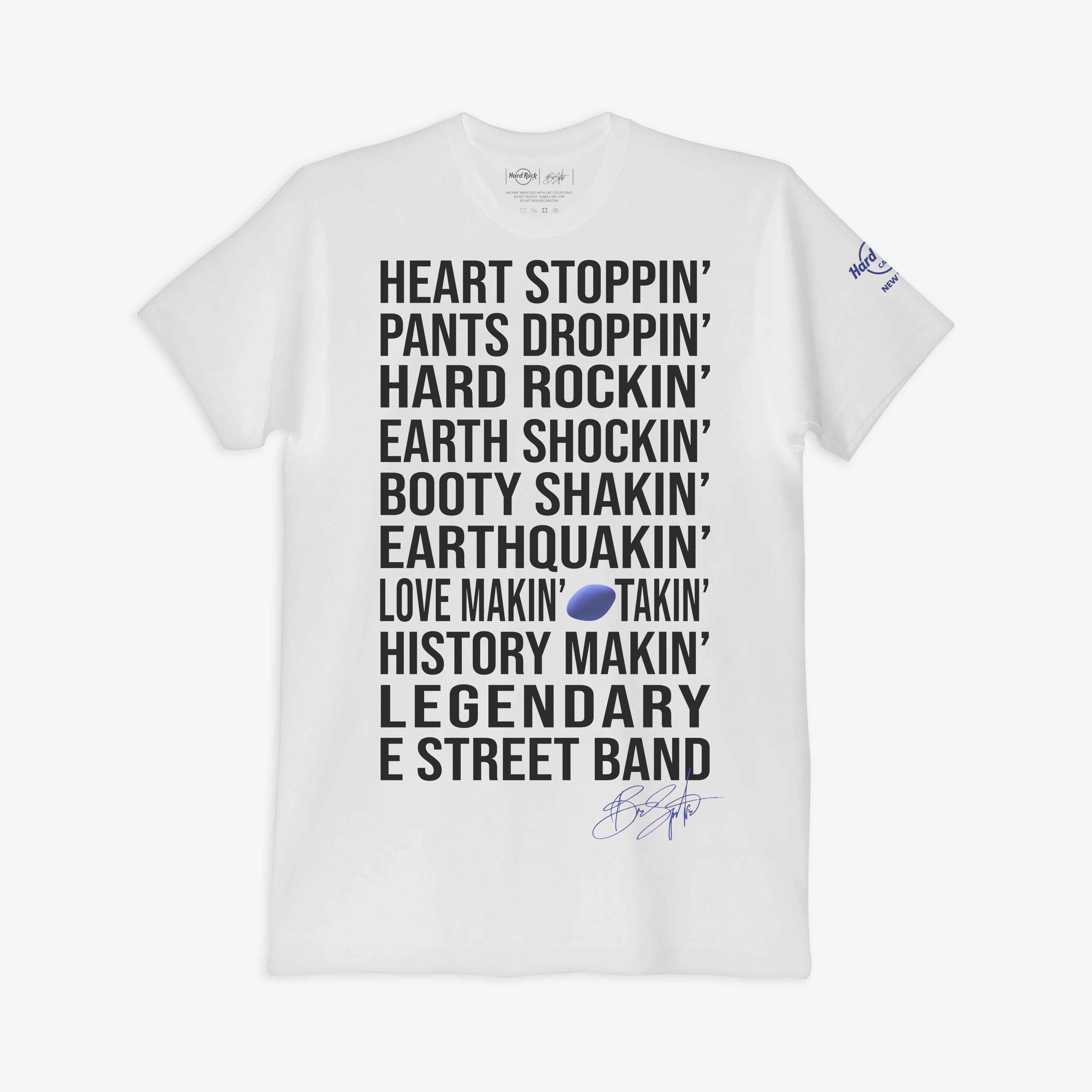 Adult Fit Bruce Springsteen Editorial Tee in White image number 1