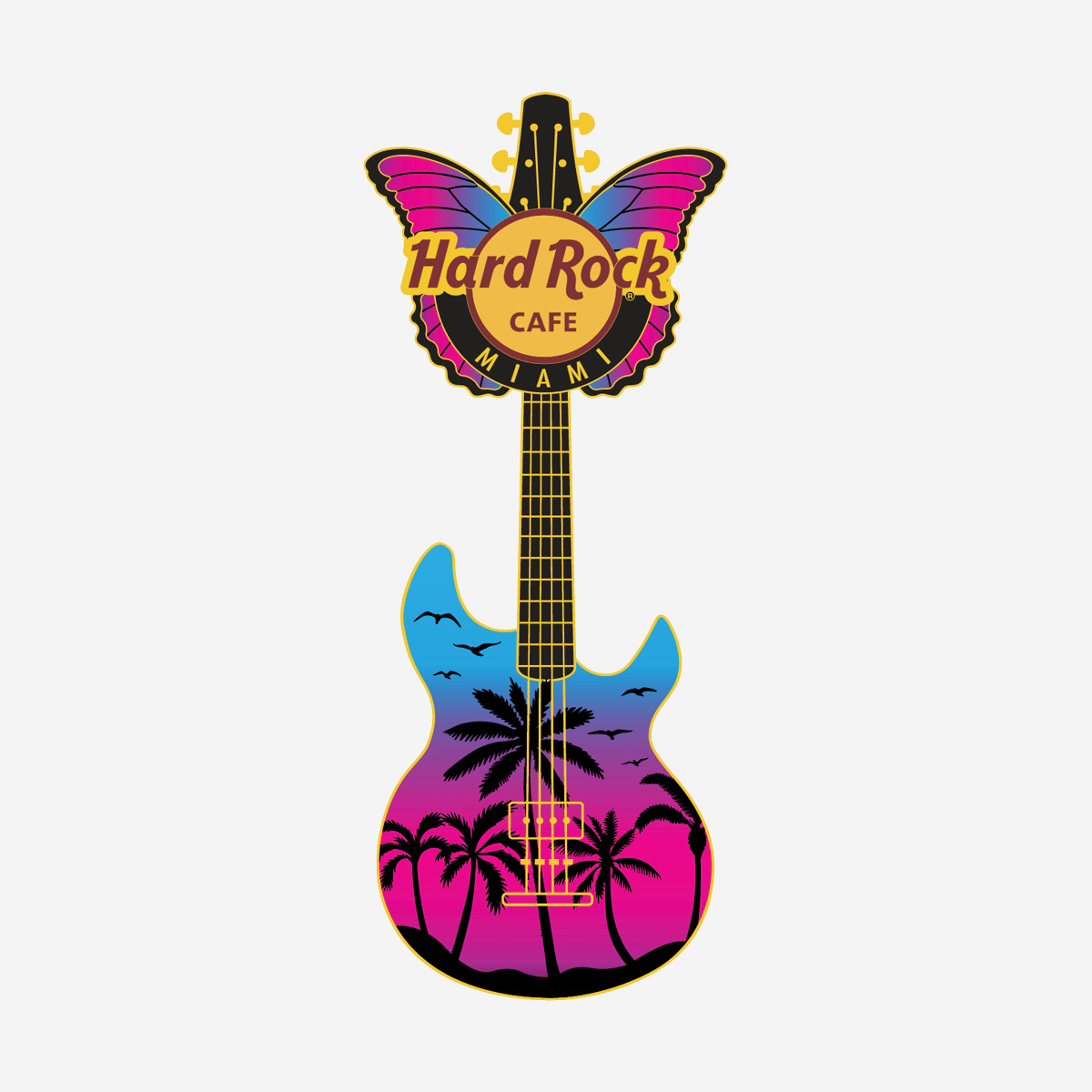 Limited Edition Miami Musical Rebirth Pin image number 1