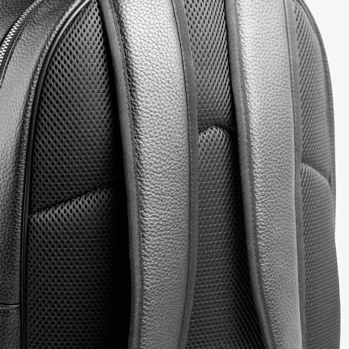 Black Pebbled Backpack image number 6