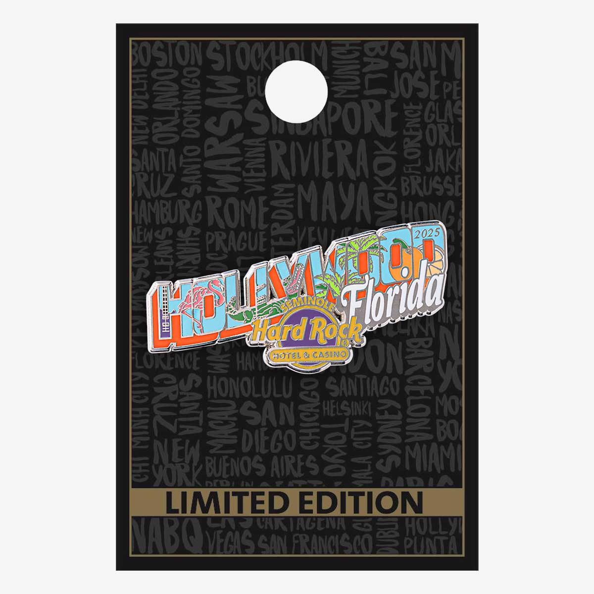 Limited Edition Hollywood, FL Icon Pin image number 2