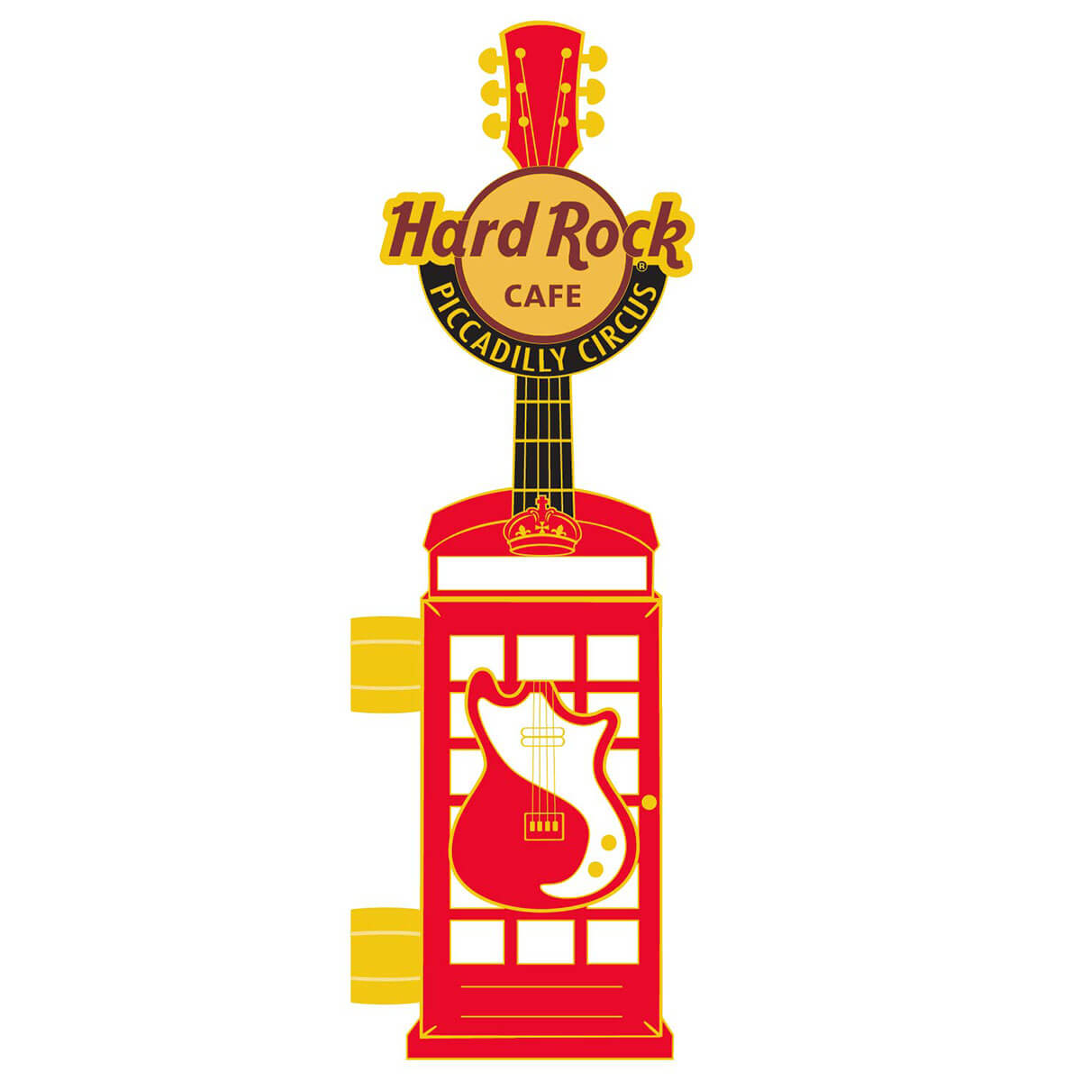 Piccadilly Circus Phone Booth Hinged Pin image number 3