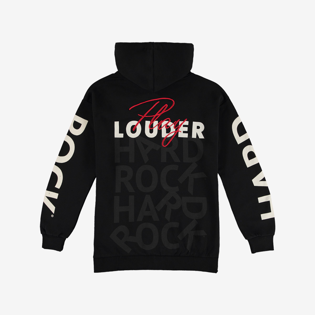 Play Louder Full Zip Hoodie in Black image number 1