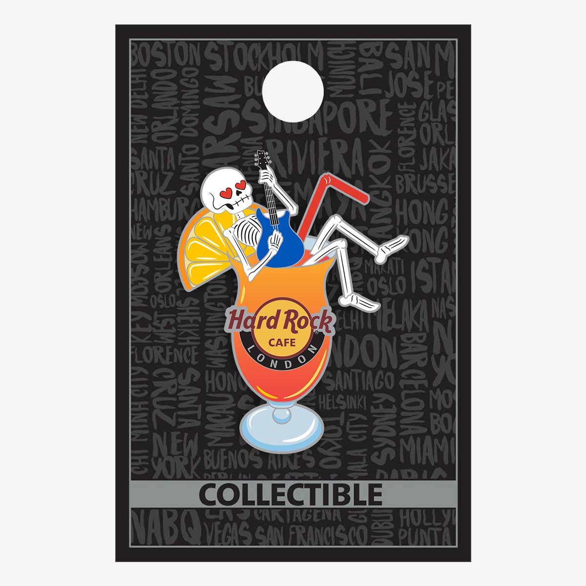 Collectible London Skele Hurricane Pin image number 2