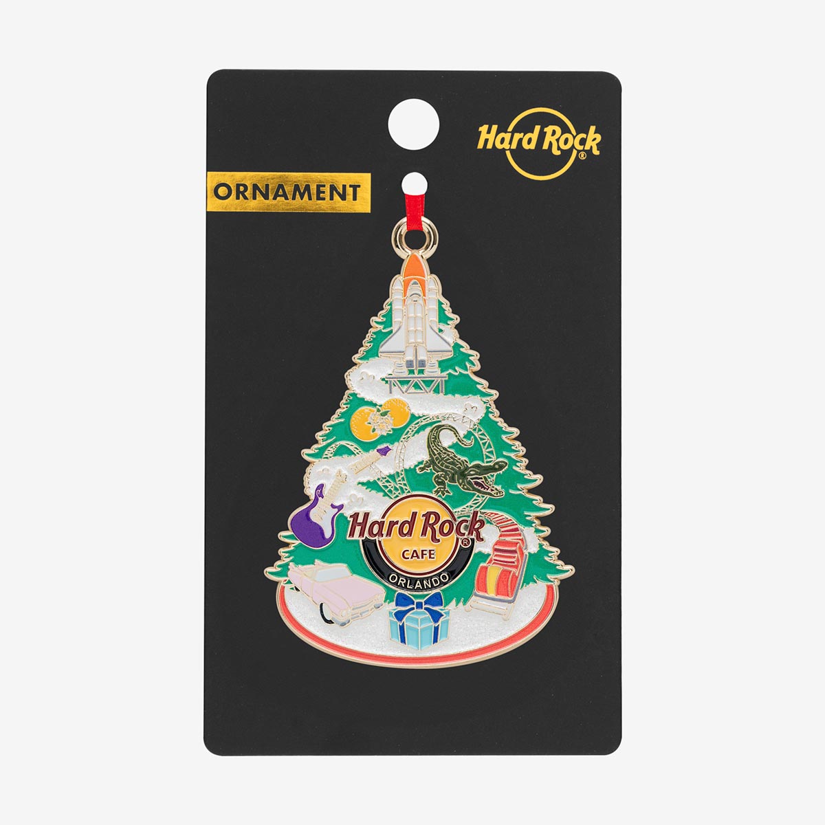 Hard Rock Christmas Tree City Icon Ornament image number 3