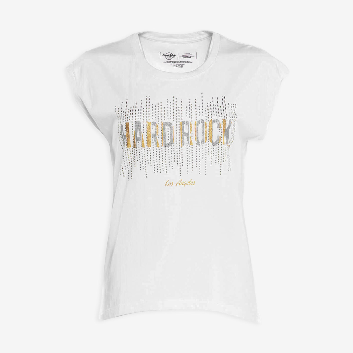 Women's Gold & Silver Crystal Tee image number 1