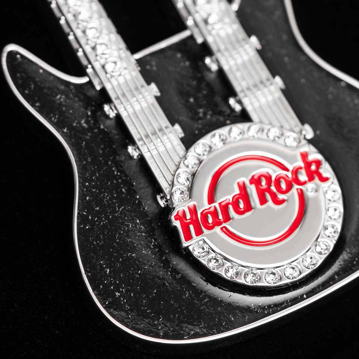 Silver Plated Guitar Ornament image number 5