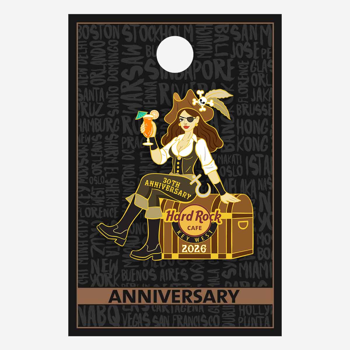 Limited Edition Key West 30th Anniversary Pin image number 2