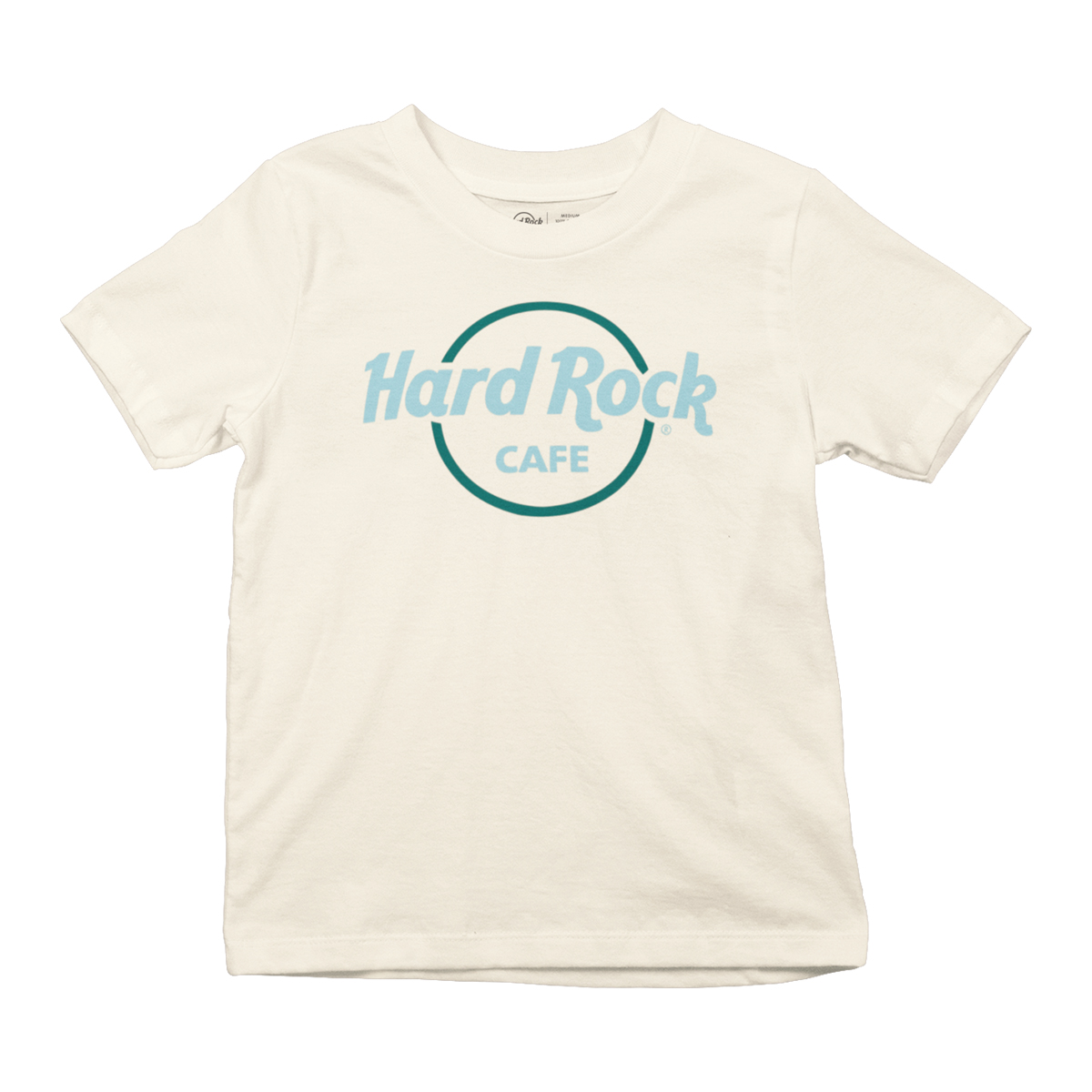 Hard Rock Youth Fit Pop of Color Tee in Natural Beige image number 3