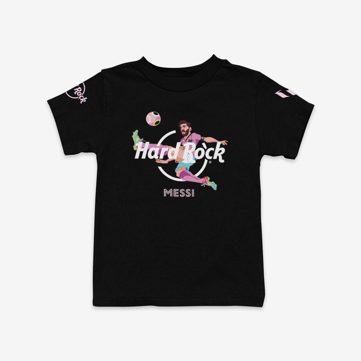 Messi x Hard Rock Kids Tee in Black image number 4