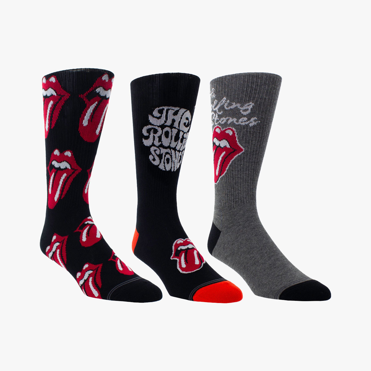 Rolling Stones 3 Pack Socks image number 1