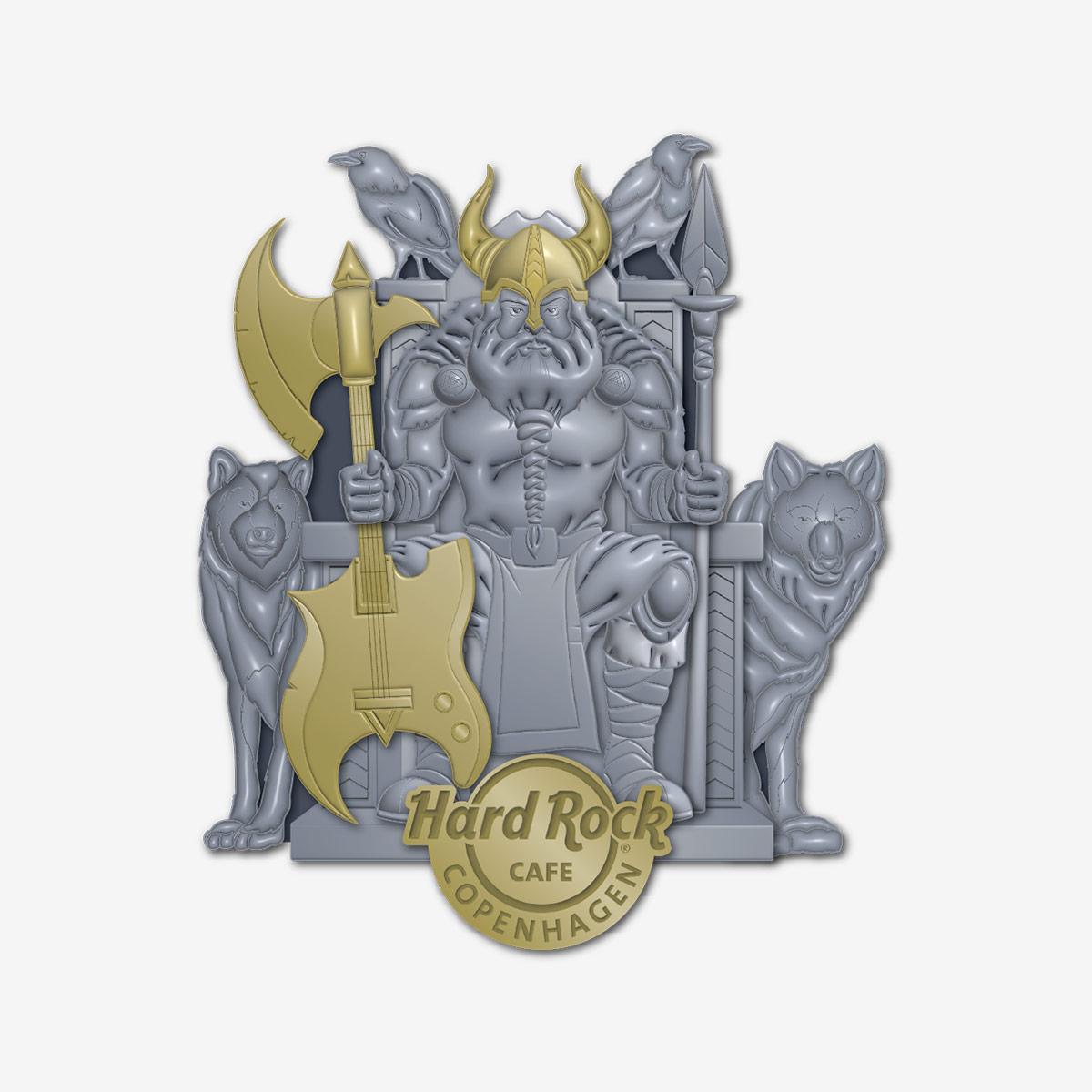 Limited Edition Copenhagen Odin's Riff Pin image number 1