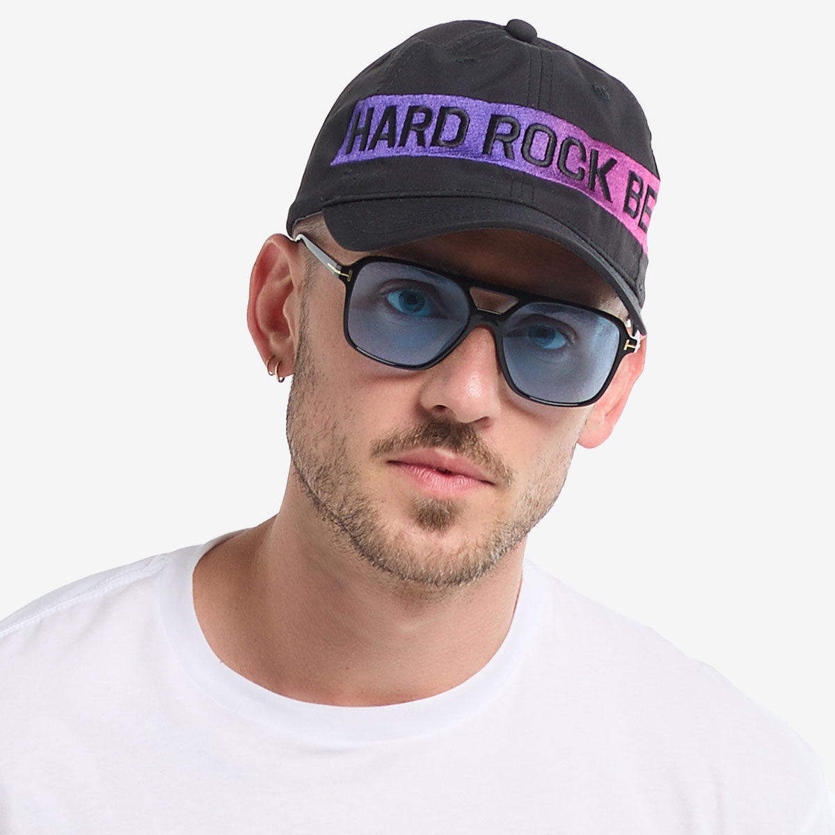 Unisex Hard Rock BET Performance Gradient Hat Black image number 5