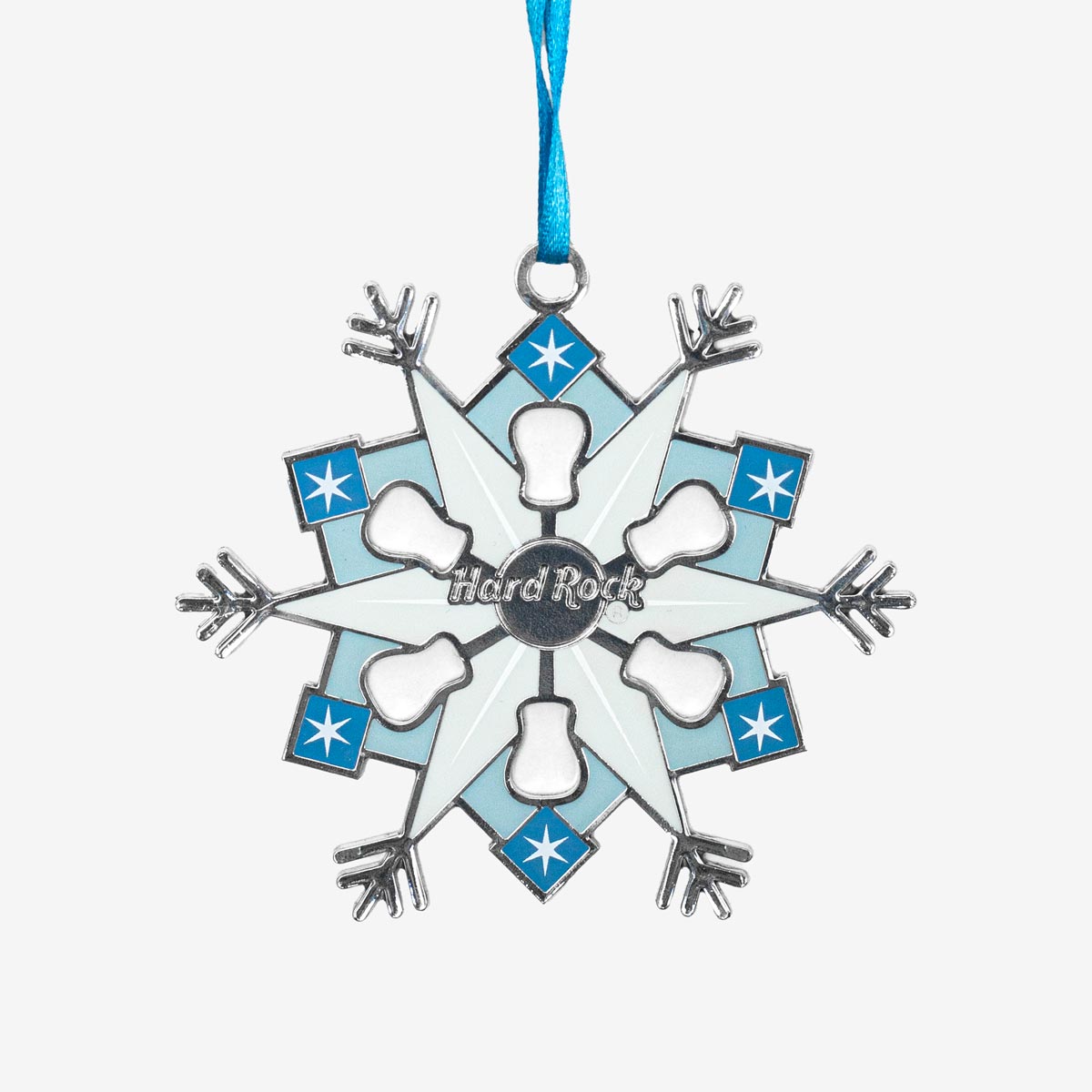 Hard Rock Snowflake Collectible Ornament image number 1