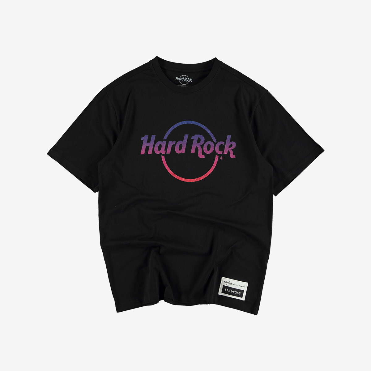 Adult Fit Gradient Logo Tee in Black image number 1