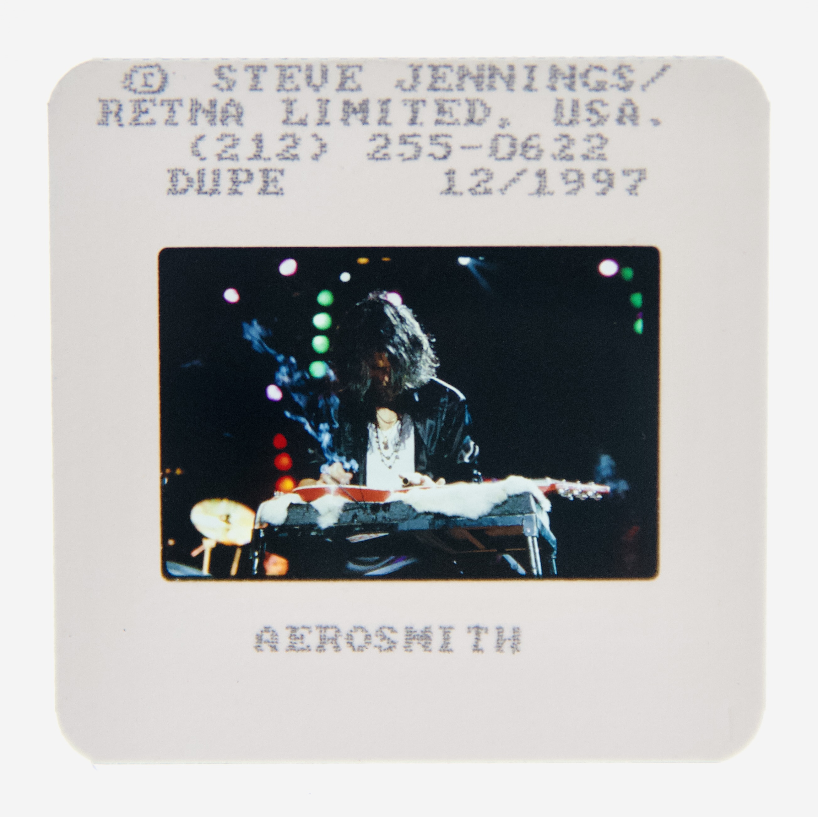 Aerosmith Original 35MM Photograph in Boxed Acrylic Case image number 1