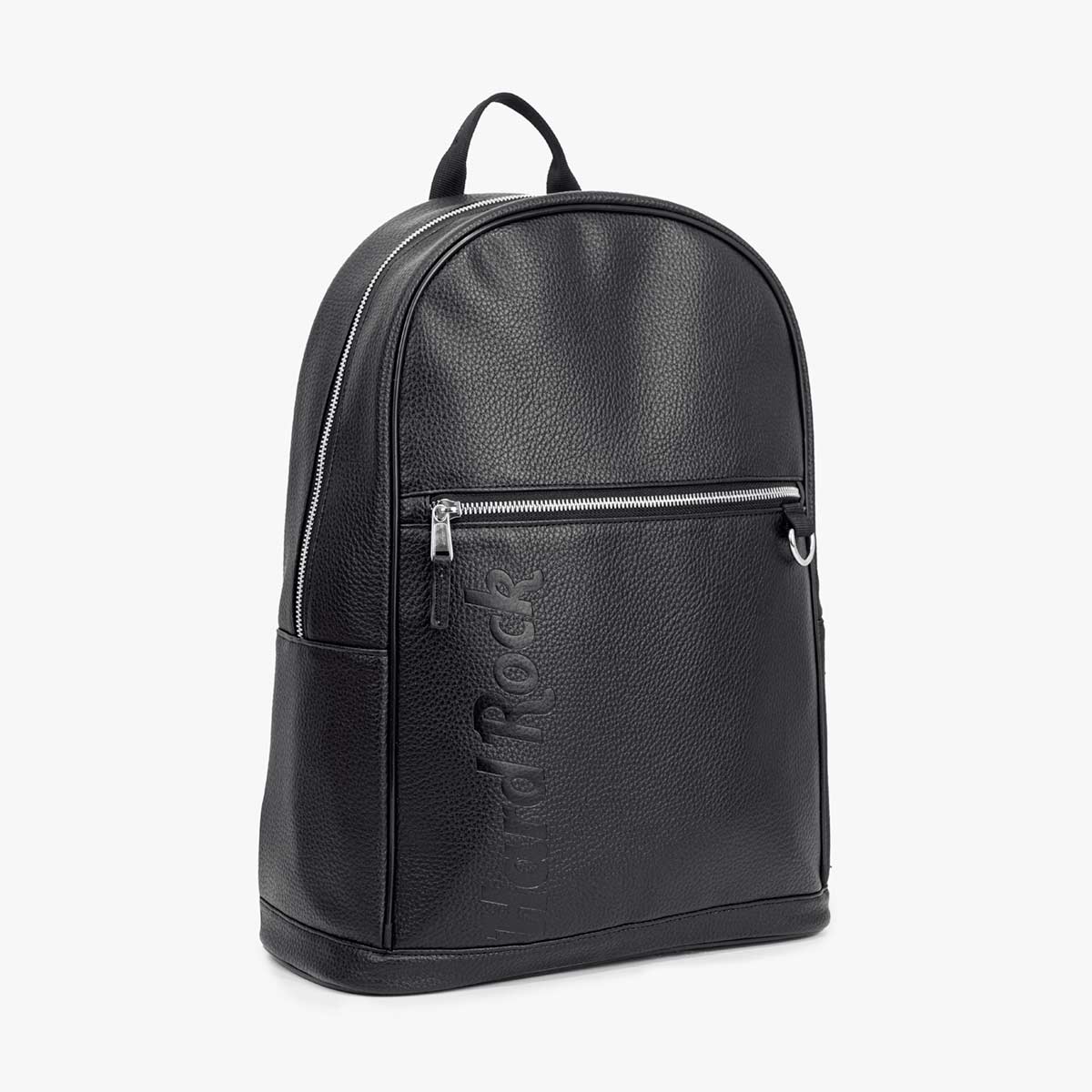 Black Pebbled Backpack image number 3