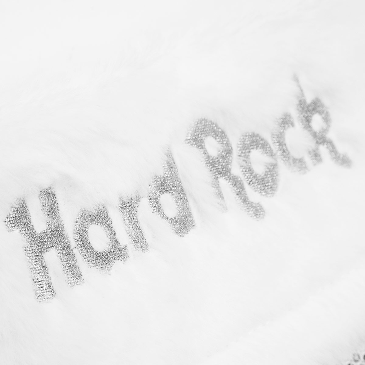 Metallic Silver Sequins Holiday Stocking by Hard Rock image number 3