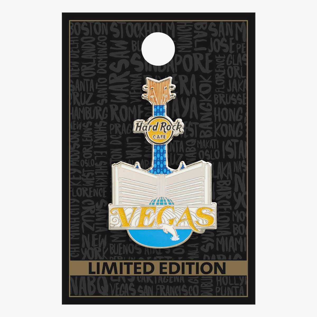 Limited Edition Las Vegas Hotel Guitar Pin image number 2