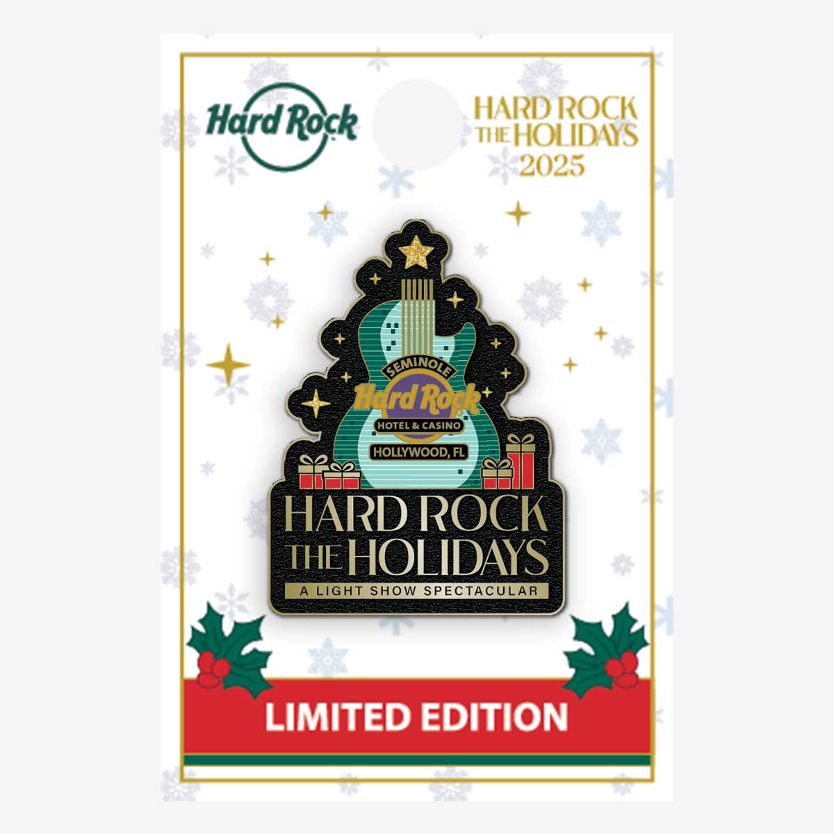 Hard Rock THe Holidays Festival Pin image number 2