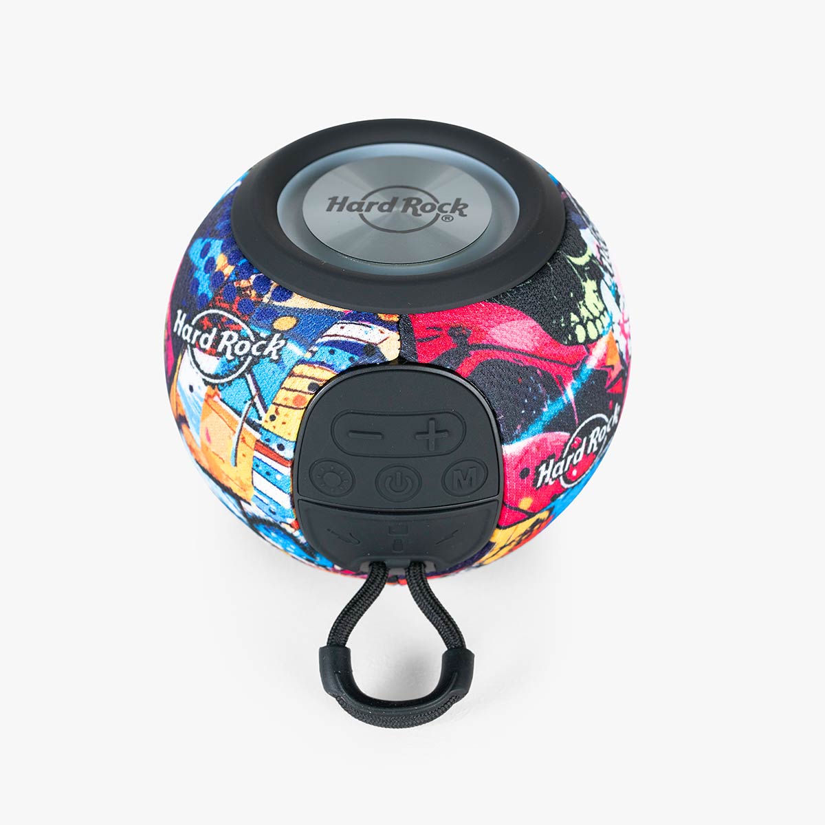 Round Wireless Speaker in Graffiti Multi-Color image number 1