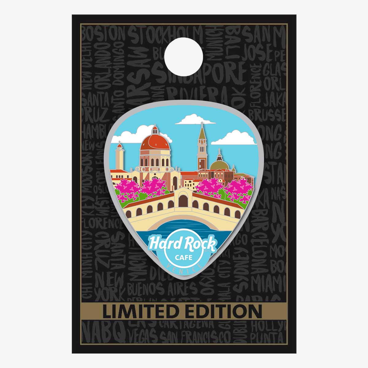 Limited Edition Venice Bridge Pick Pin image number 2