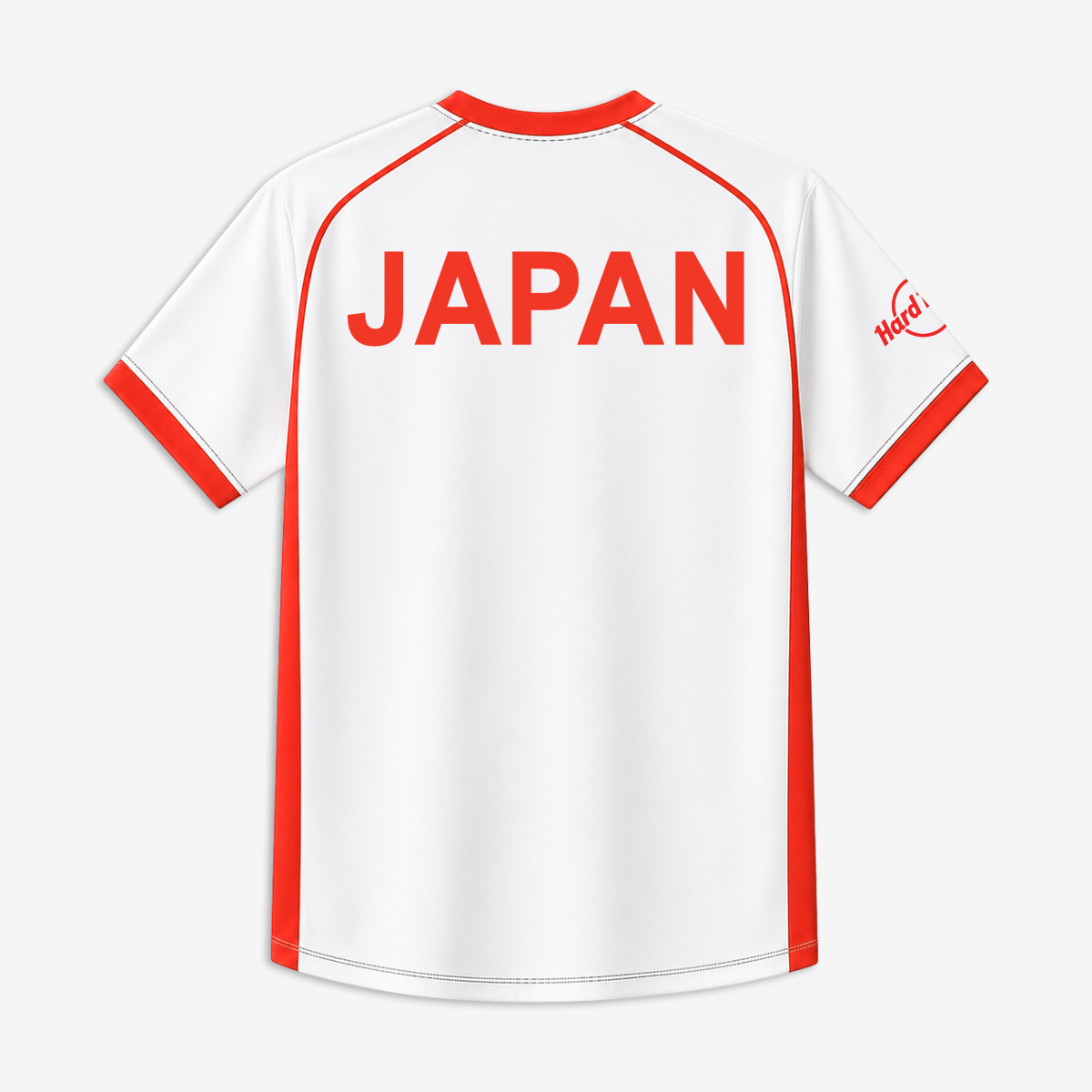 Japan Soccer V-Neck Tee in White image number 3