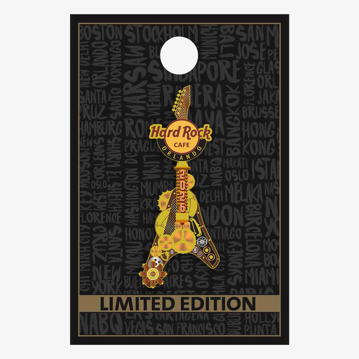 Limited Edition Orlando Rustic Guitar 2026 Pin image number 2