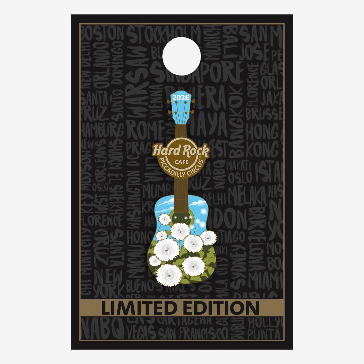 Limited Edition Piccadilly Dandelion Guitar 2026 Pin image number 2