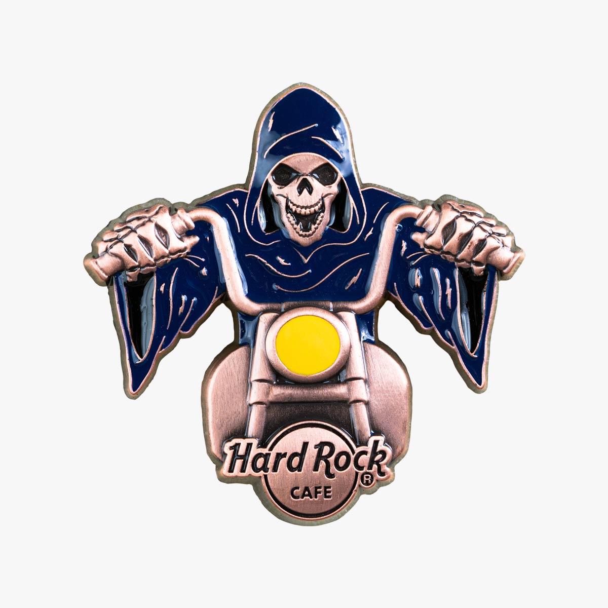 3D Biker Series Grim Skull Pin image number 1