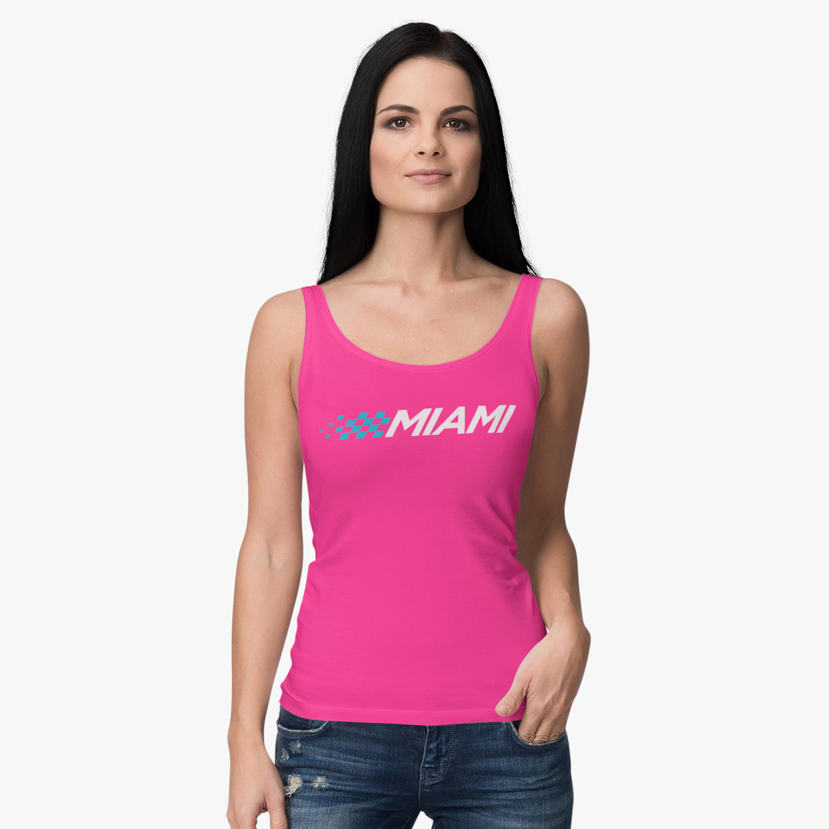 Oracle Red Bull F1 Racing Hot Pink Tank Top image number 1