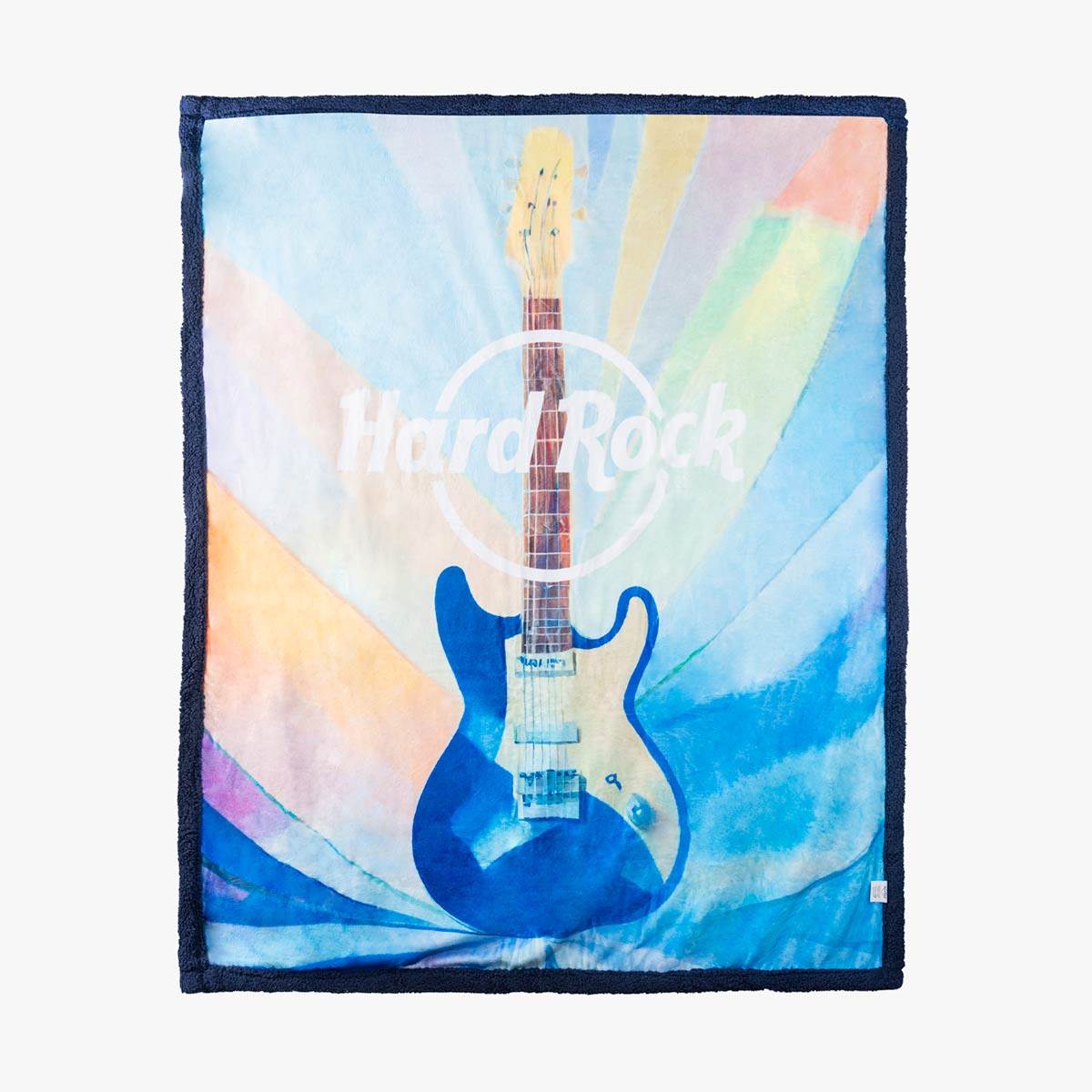 Watercolor Guitar Blanket image number 1