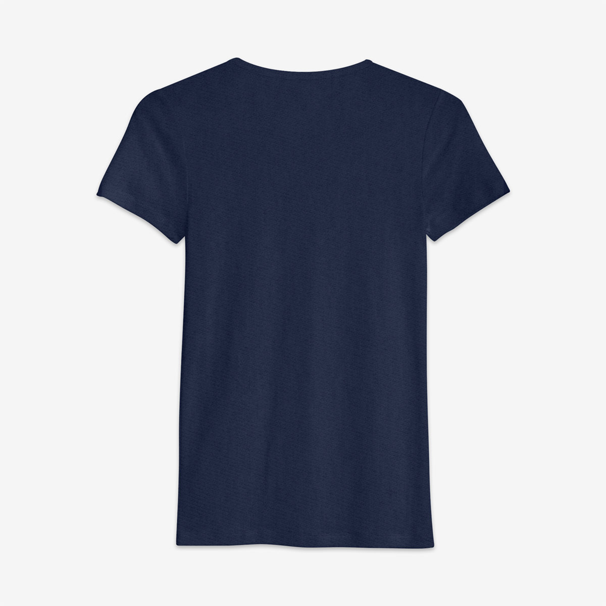 Casino Metallic Spade Women's Navy Tee image number 2