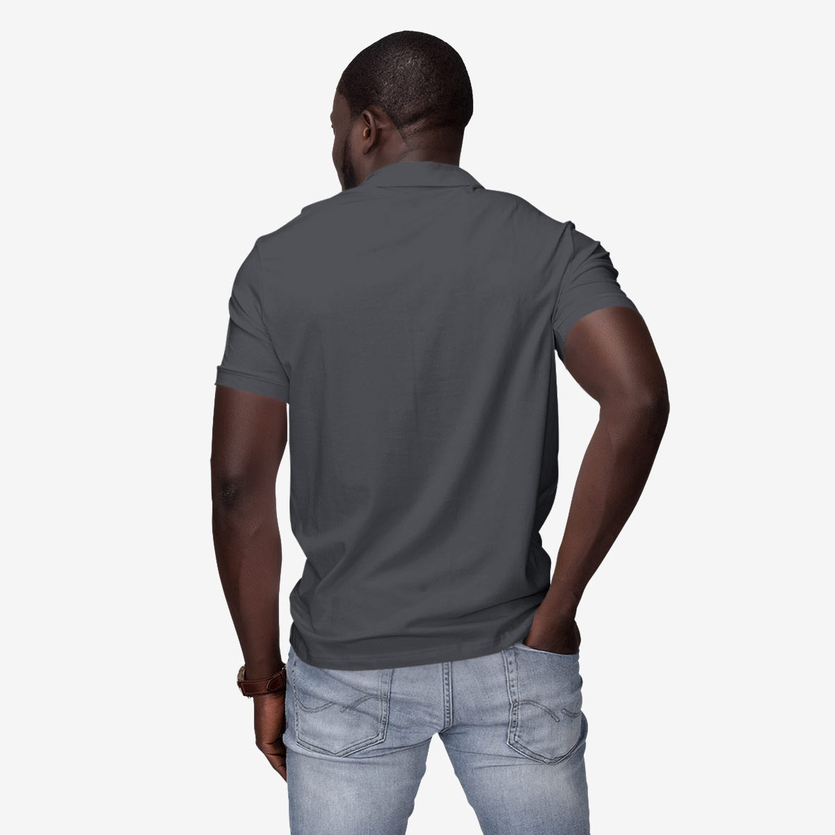 Red Bull F1 Racing Adult Fit Polo Shirt in Graphite Grey image number 3