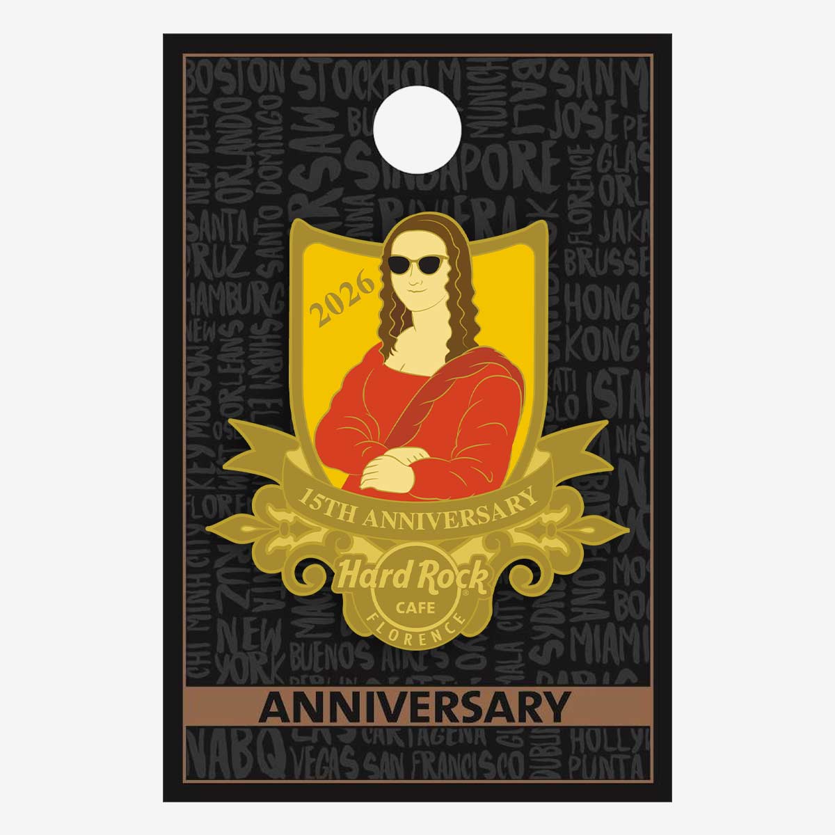 Limited Edition Florence 15th Anniversary Pin image number 2