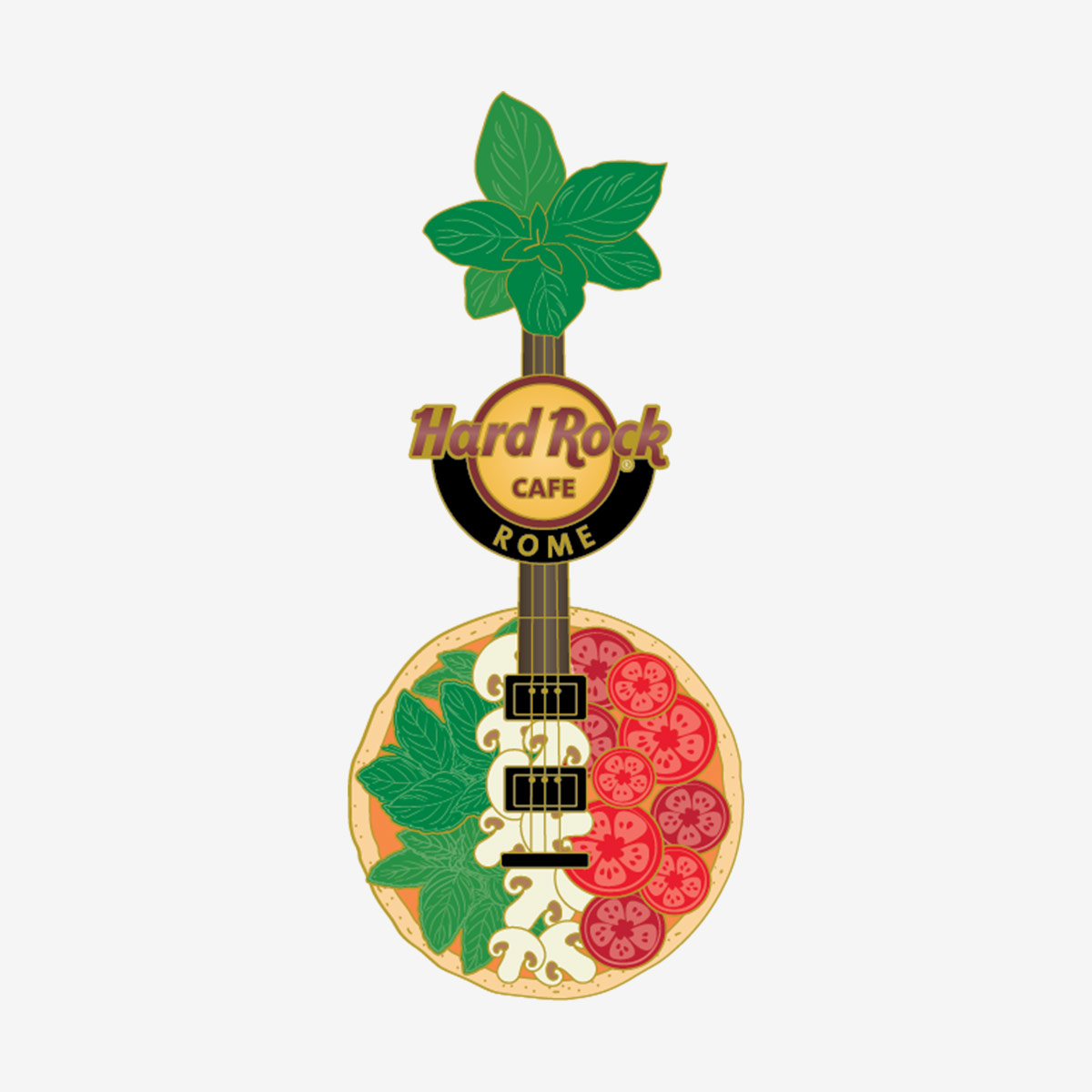 Limited Edition Rome Pizza Pin image number 1